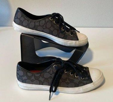 Coach signature store tennis shoes