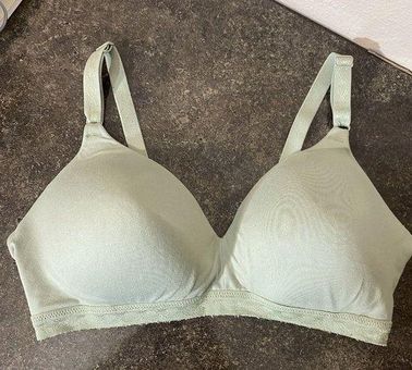 Warners 01269 Cloud 9 Full Coverage Wire Free Contour Bra Lined Womens 38C  green Size undefined - $10 - From Sahara