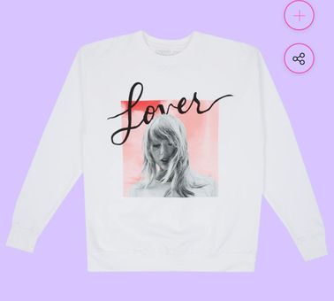 Taylor Swift Limited edition Lover album cover crewneck sweatshirt  Valentine's day collection White Size L - $97 - From Danny