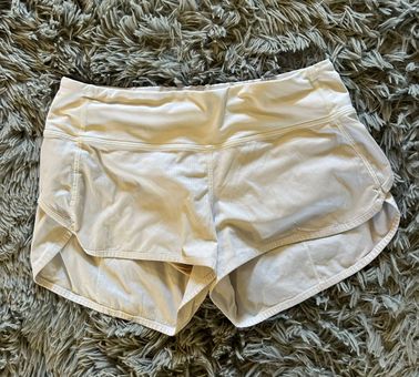 Lululemon White Hotty Hot Short