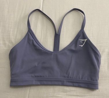 Gymshark V Neck Sport Bra Purple - $50 - From Briss