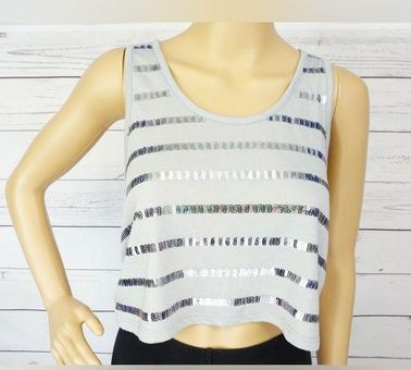 Sequin Racerback Tank Top For Dance