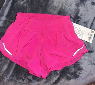 Lululemon Sonic Pink Hotty Hot Shorts Size 4 - $60 (40% Off Retail