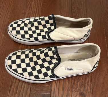 vans checkered size 8