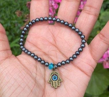 Evil Eye Bracelet (glass beads)