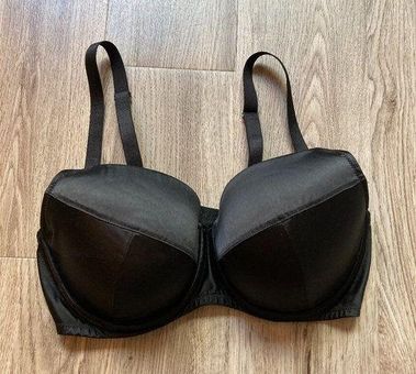 Cacique Black Boudoir Lightly Lined Bra Size 38DD - $32 - From