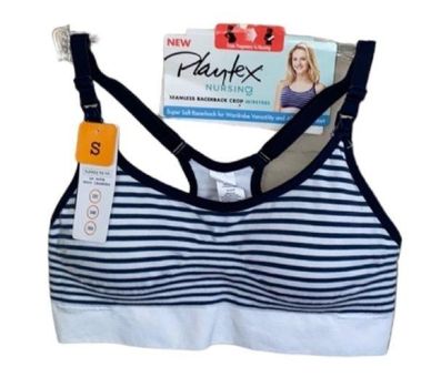 Playtex nursing bra NEW small maternity striped Gray Size undefined - $26  New With Tags - From Adriana