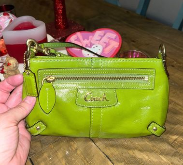 Lime Green Coach Purse