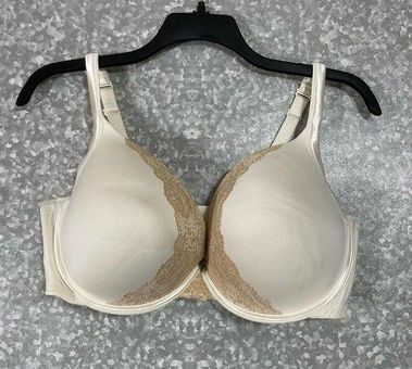 Cacique Ivory Lace Full Coverage Underwire Bra - Size 44DDD - Lightly  Padded - $18 - From Angie