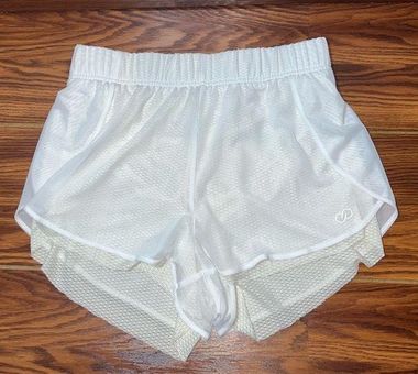 CALIA Women's Mixed Mesh Short white size small - $23 - From Stephanie