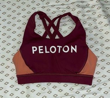 Peloton high support sport bra size xs Red - $36 - From Ava