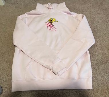 Divided Light Pink SpongeBob Hoodie Size M 11 From Emma