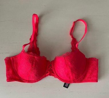 Victoria's Secret NWOT 34C lace lattice red balconette bra Size 34 C - $36  (34% Off Retail) - From Kyrah