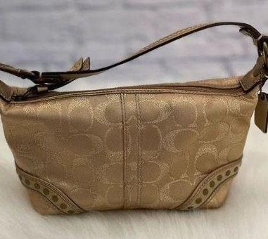 Coach Brown Leather Wristlet Wallet EUC