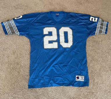 Champion Barry Sanders Detroit Lions Jersey Blue Size XL - $38 - From  Macayla