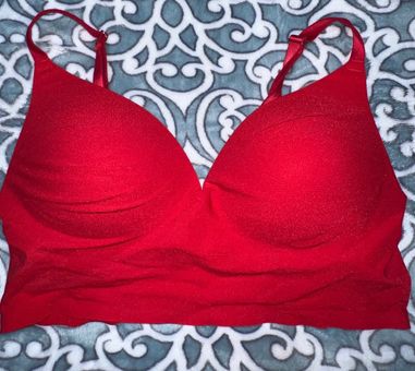 PINK - Victoria's Secret LOUNGIN' WIRELESS PUSH-UP BRA Size L - $8 - From  Remi