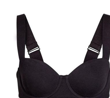 SKIMS Cotton Balconette Bra in Soot Black Size undefined - $56 New With  Tags - From Rachel