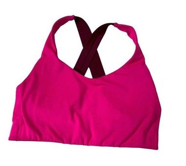 New Balance Size Medium Sports Bra Pink Sporty Activewear 10E-8 - $9 - From  Bal