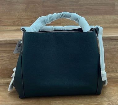 Coach Ladies Dalton 28 Pebble Leather Shoulder Bag Pine Green