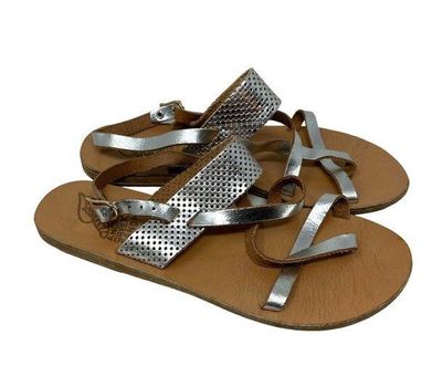 Soles Bronze Laser Cut Party Flat Sandals at Rs 999.00 | Bengaluru| ID:  2852518050762