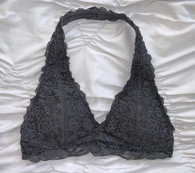 Gilly Hicks Lace Halter Bralette Gray Size M - $10 (65% Off Retail) - From  Avery