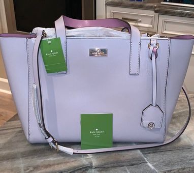 Kate Spade NWT Large Purse Purple - $300 (25% Off Retail) New With Tags -  From Meghan