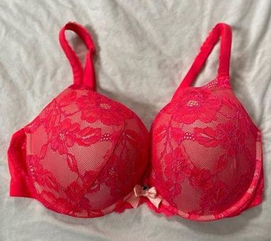 Red Victoria Secret Push Up Bra 38D