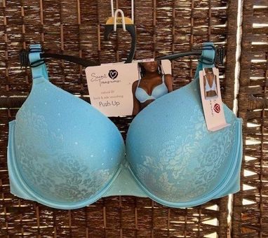 Secret Treasures bra NWT, 40D,Push-up style, teal, underwire