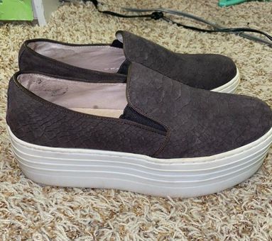 steve madden platform slip ons