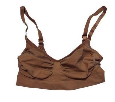 SKIMS Sculpting Bralette Bra Size S/M Small Medium Ochre Beige Tan Stretch  - $19 - From Christy