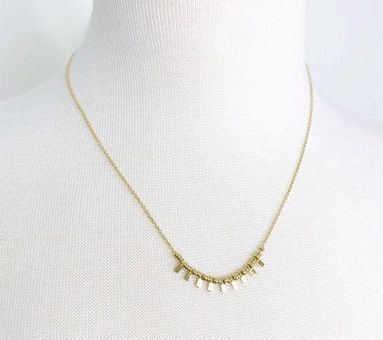 Sterling Silver Fringe Necklace