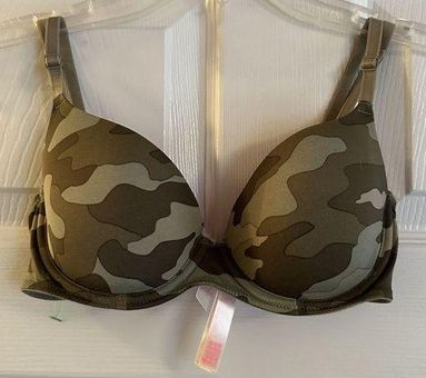 Victoria's Secret PINK Camo Wear Everywhere Bra NWOT 32C Size