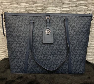 Michael Kors NWT MICHAEL Heritage MK Monogram Large Logo Admiral Blue Tote  Bag - $360 (15% Off Retail) New With Tags - From Kare