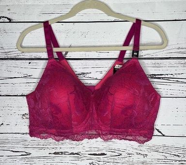 Torrid Curve NWT Size 40C Pink Lace Lightly Lined Wire-Free 360° Smoothing  Bra - $36 New With Tags - From Gabrielle