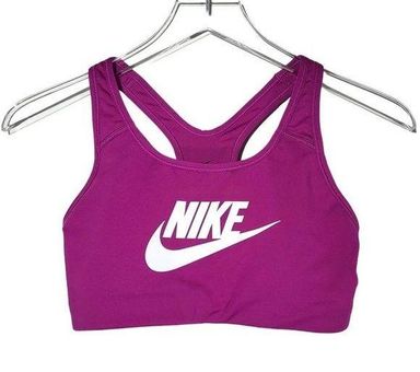 Nike dry fit sports bra in magenta