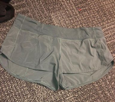 Lululemon Lulu Speed Up Shorts 2.5 Green Size 12 - $28 (51% Off