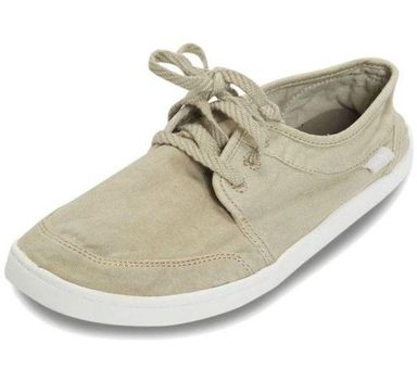 Sanuk Shoes Womens Size 6 Tan Vee K Shawn Sneakers Lace Up Canvas Booties -  $25 - From Brenda