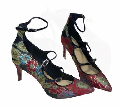 Marc fisher floral pumps shop