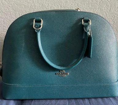 Coach Green Leather Mini Sierra Satchel Coach