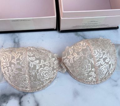 Victoria's Secret Style Secrets backless pink lace push up bra size C - $34  (41% Off Retail) - From J