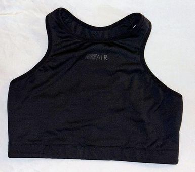 Nike V-Neck Light-Support Sports Bra black / black / black / White - Fast  delivery