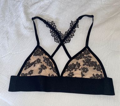 Victoria's Secret VS PINK Lace Triangle Bra Bralette Racerback