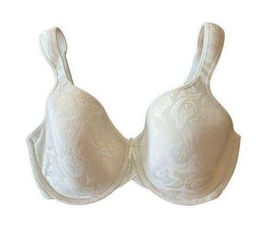 Wacoal Awareness Size 34DDD Underwire Full Figure Contour Lined Bra Cream  853167 White - $28 - From Stephanie