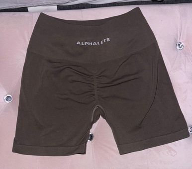 Alphalete Amplify Shorts 4.5” Brown - $35 (32% Off Retail) - From Evelyn