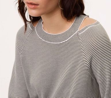 loft cold shoulder sweater