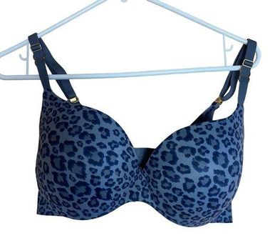 Victoria's Secret - Blue Leopard Seamless Underwire Bra - 36DD Multiple  Size 36 E / DD - $21 - From Yoana