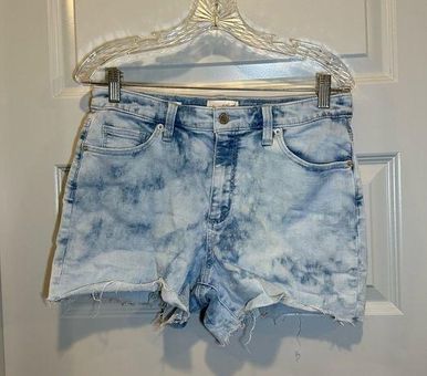 Lightwash Printed Denim Shorts, Womens Shorts