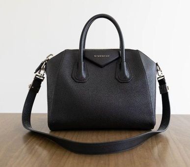 Shop Givenchy Small Antigona Bag In Grained Leather