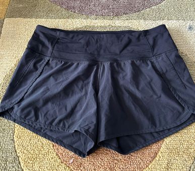 Lululemon Black Run Times Shorts Built in Underwear Size 6 - $50 - From  Emily