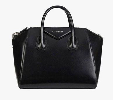 Black purse mini bag, Crocodile, Glazed, Gold. MINI MICHELLE – MARIA OLIVER